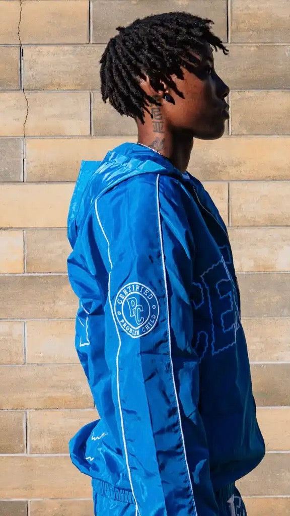BLUE WINDBREAKER SET
